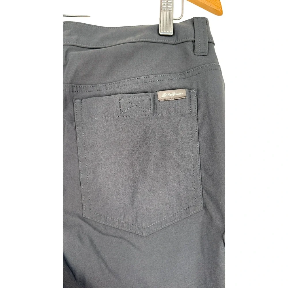 Eddie Bauer Mens Horizon Guide Shorts Gray Cargo Hiking Outdoor Size 30